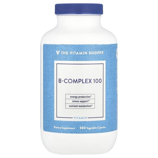 Основне фото товару TheVitaminShoppe, B-Complex 100, B-комплекс, 300 капсул