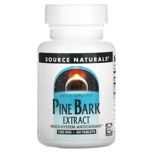 Основное фото товара Экстракт Сосновой коры, Pine Bark Extract 60, 60 таблеток