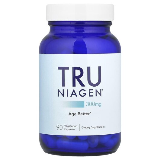 Основне фото товару Tru Niagen Age Better 300 mg Основне фото товару Tru Niagen, Tru Niagen 300 mg, Нікотинамід рибозид, 90 капсул