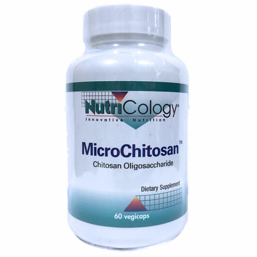 Основне фото товару Nutricology, MicroChitosan, Мікрохітозан, 60 капсул
