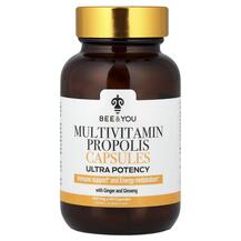 Multivitamin Propolis Capsules with Ginger and Ginseng Bee