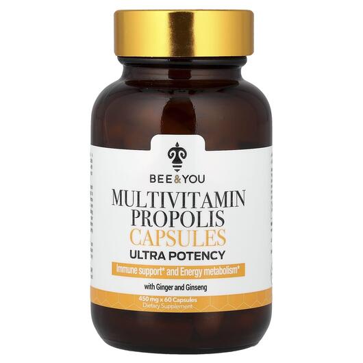 Основное фото товара Multivitamin Propolis Capsules with Ginger and, Мультивитамины, 6