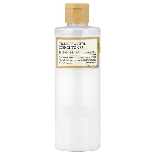 Основне фото товару Rice Ceramide Essence Toner Основне фото товару Fully, Rice Ceramide Essence Toner, Тонік для обличчя, 250 мл