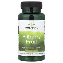 Чорниця Bilberry Fruit 470 mg Swanson 100 капсул Чорниця Bilberry Fruit 470 mg Swanson 100 капсул