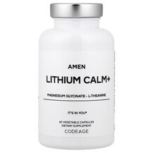 Підтримка стресу Amen Lithium Calm+ CodeAge 60 капсул