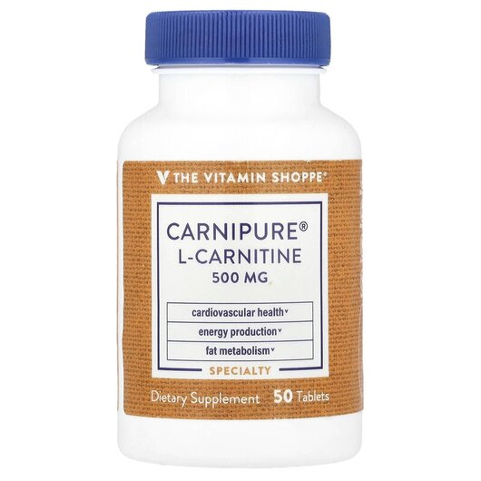 Основное фото товара Carnipure L-Carnitine 500 mg Основное фото товара L-Карнитин, Carnipure L-Carnitine 500 mg, 50 таблеток