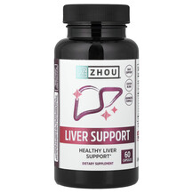 Liver Support Поддержка печени Zhou Nutrition 60 капсул