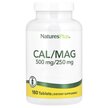 Фото товару Natures Plus, Cal Mag 500 mg 180, Кальцій Магній 500 мг, 180 табл
