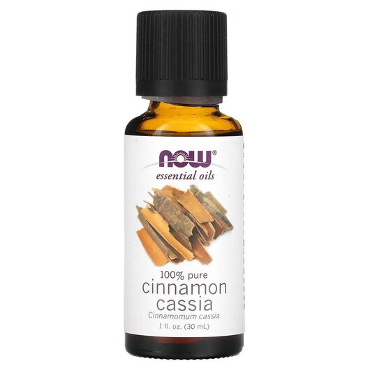 Основное фото товара NOW Foods, Эфирное масло, Pure Essential Oil Cinnamon Cassia, 30 