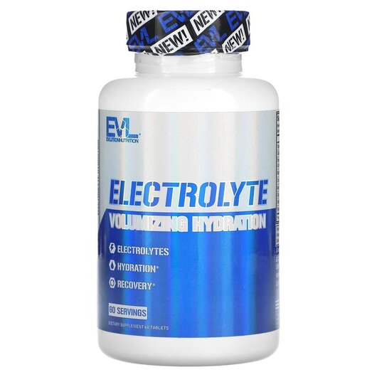 Основное фото товара Electrolyte Volumizing Hydration Основное фото товара Электролиты, Electrolyte Volumizing Hydration, 60 таблеток