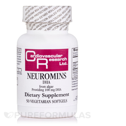 Основне фото товару Neuromins DHA from Algae 100 mg Основне фото товару Neuromins DHA from Algae 100 mg, ДГК, 50 Vegetarian Softgels