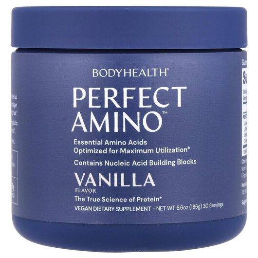Основное фото товара Perfect Amino Vanilla Основное фото товара BodyHealth, Аминокислоты, Perfect Amino Vanilla, 186 г