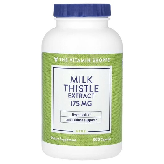 Основное фото товара Milk Thistle Extract 175 mg Основное фото товара TheVitaminShoppe, Расторопша, Milk Thistle Extract 175 mg, 300 ка