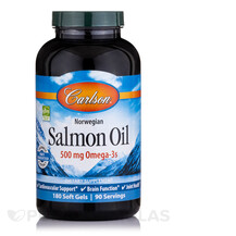 Salmon Oil Масло дикого лосося Carlson 180 капсул
