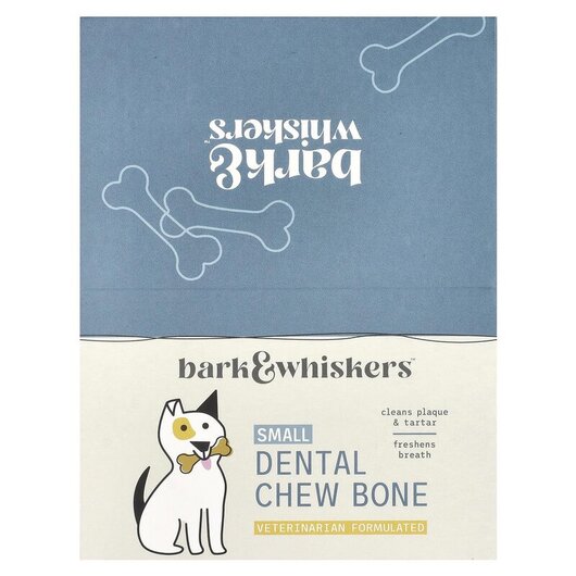 Основне фото товару Dental Chew Bone Small For Dogs 12 Bones Основне фото товару Dental Chew Bone Small For Dogs 12 Bones, Зміцнення кісток, 22 g