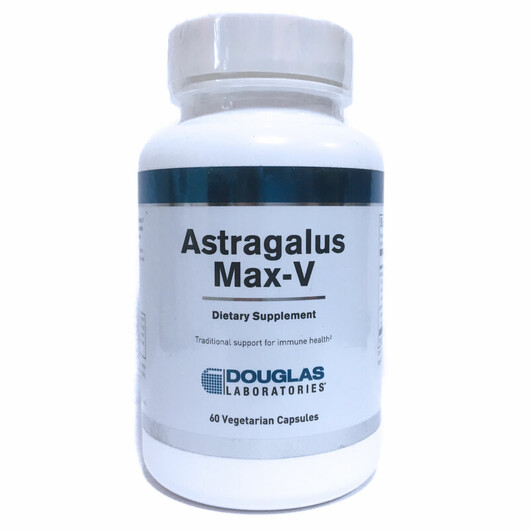 Основне фото товару Douglas Laboratories, Astragalus Max-V, Астрагал, 60 капсул