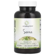 Сенна Листя Senna 500 mg Amazing India 120 капсул