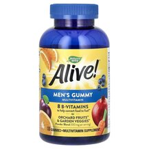 Alive! Men's Gummy Multi Витамины для мужчин Nature's Way Alive! Men's Gummy Multi Витамины для мужчин Nature's Way