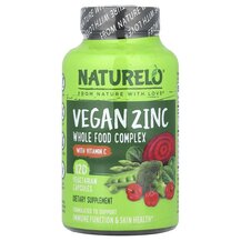 Веганський Цинк Vegan Zinc Naturelo 120 капсул Веганський Цинк Vegan Zinc Naturelo 120 капсул