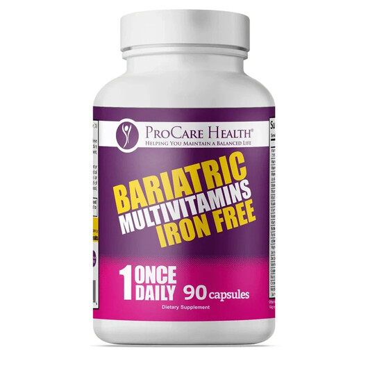 Основне фото товару Bariatric Multivitamins Iron Free Основне фото товару Bariatric Multivitamins Iron Free, Баріатричні вітаміни, 90 капсу