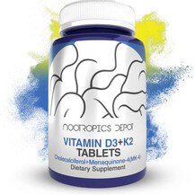 Вітамін D3 Vitamin D3 + K2 MK-4 With Vitamin C Tablets