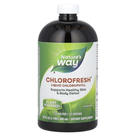 Основне фото товару Nature's Way, Chlorofresh Liquid, Хлорофіл, 473 мл