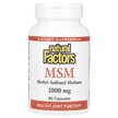 Фото товара MSM 1000 mg Фото товара Natural Factors, Метилсульфонилметан МСМ, MSM 1000 mg, 90 капсул