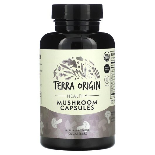 Основное фото товара Terra Origin, Грибы, Healthy Mushroom Capsules, 90 капсул