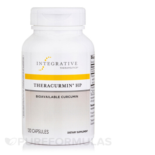 Основное фото товара Theracurmin HP Основное фото товара Integrative Therapeutics, Куркумин, Theracurmin HP, 120 капсул