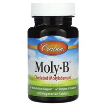 Moly-B Chelated Molybdenum Молибден Carlson 300 таблеток Moly-B Chelated Molybdenum Молибден Carlson 300 таблеток