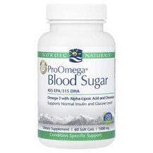 ProOmega Blood Sugar Омега 1000 мг Nordic Naturals ProOmega Blood Sugar Омега 1000 мг Nordic Naturals