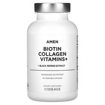 Amen Biotin Collagen Vitamins+ Black Pepper Extract B7