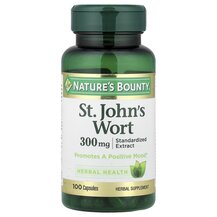 St. John's Wort 300 mg Зверобой 300 мг Nature's Bounty