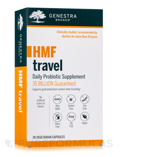 Основное фото товара Genestra, Пробиотики, HMF Travel, 30 капсул