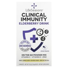 Clinical Elderberry Drink 39000 mg Бузина 39000 мг 3.14 г Clinical Elderberry Drink 39000 mg Бузина 39000 мг 3.14 г