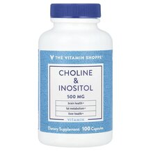 Choline & Inositol 500 mg Холин и Инозитол 100 капсул