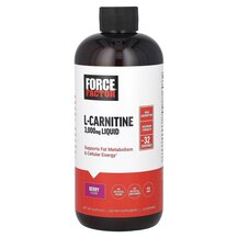 L-Carnitine Liquid Berry 3000 mg L-Карнитин Force Factor L-Carnitine Liquid Berry 3000 mg L-Карнитин Force Factor