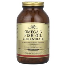 Omega 3 Fish Oil Concentrate Омега-3 Solgar 120 капсул