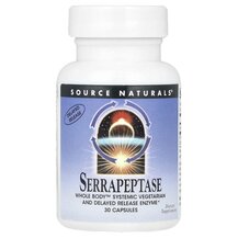Serrapeptase Серрапептаза Source Naturals 30 капсул Serrapeptase Серрапептаза Source Naturals 30 капсул
