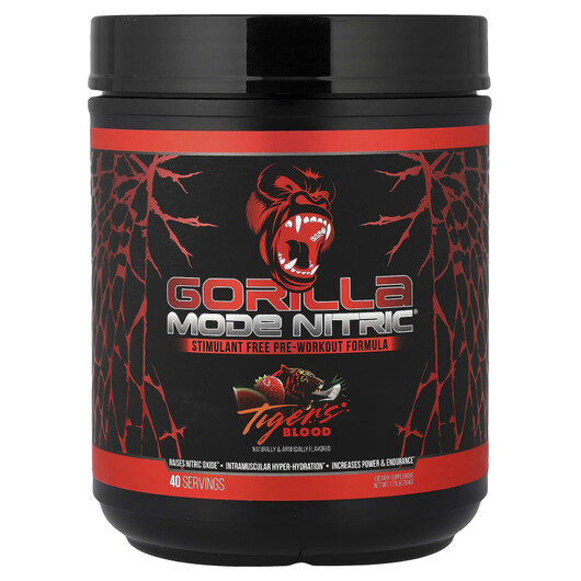 Основне фото товару Mode Nitric Stimulant Free Pre-Workout Formula Tiger's Blood Основне фото товару Mode Nitric Stimulant Free Pre-Workout, Передтренувальний комплек
