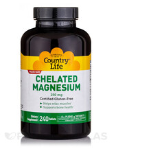 Магній Хелат Chelated Magnesium 250 mg Country Life