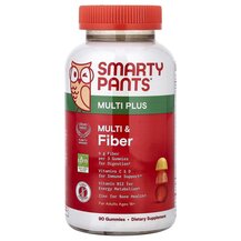 Multi Plus Multi & Fiber Gummies Strawberry Orange & Lemon