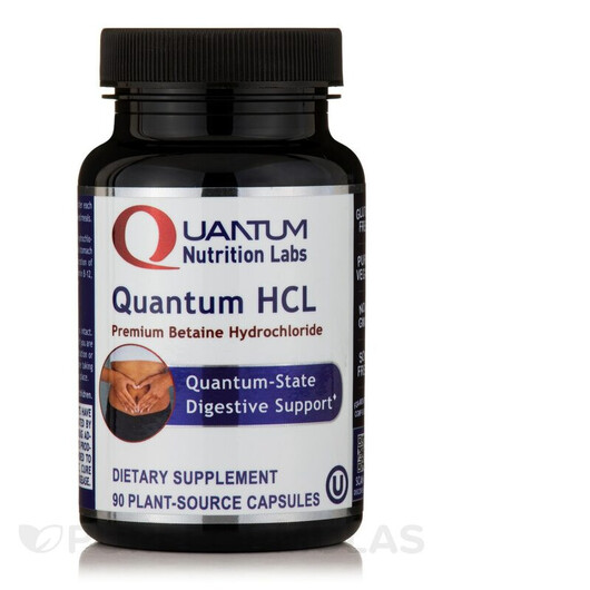 Основное фото товара Quantum HCL Основное фото товара Quantum Nutrition Labs, Бетаин гидрохлорид, Quantum HCL, 90 капсу