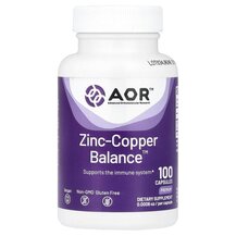 Цинк та Мід Zinc-Copper Balance AOR 100 капсул