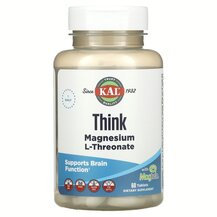 Магній L-Треонат Magnesium L-Threonate KAL 60 таблеток Магній L-Треонат Magnesium L-Threonate KAL 60 таблеток