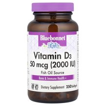 Вітамін D3 Vitamin D3 2000 IU Bluebonnet Nutrition