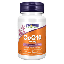 CoQ10 Коэнзим CoQ10 NOW 60 капсул