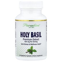 Holy Basil Базилик Paradise Herbs 60 капсул Holy Basil Базилик Paradise Herbs 60 капсул