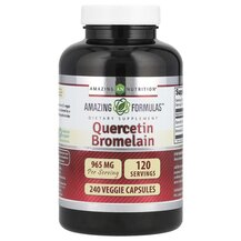 Кверцетин Quercetin Bromelain Amazing Nutrition 240 капсул