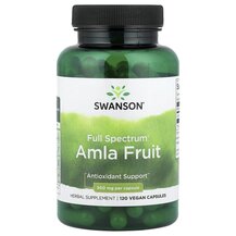 Full Spectrum Amla Fruit 500 mg Амла Swanson 120 капсул